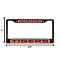 thumbnail image 6 of Auburn Tiger's Black Metal Laser Cut License Plate Frame, 6 of 8