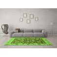 thumbnail image 3 of Ahgly Company Indoor Round Oriental Green Traditional Area Rugs, 8' Round, 3 of 4