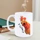 thumbnail image 3 of Taza de café con diseño de pollo y gallo para hombre y mujer, de cerámica de 11 oz, para té, regalo novedoso, para oficina, hogar, café, taza de café., 3 of 6