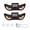 T1-RYW, variant on Solar Devil Eyes LED Car Window Light, Wireless No Drill Solar Powered Demon Eyes Warning Lights for Cars Windshield Rear Window, Waterproof LED Eyes Animated for Trucks/SUVs/RV/Vans, 2 Pack (T1-RYW)