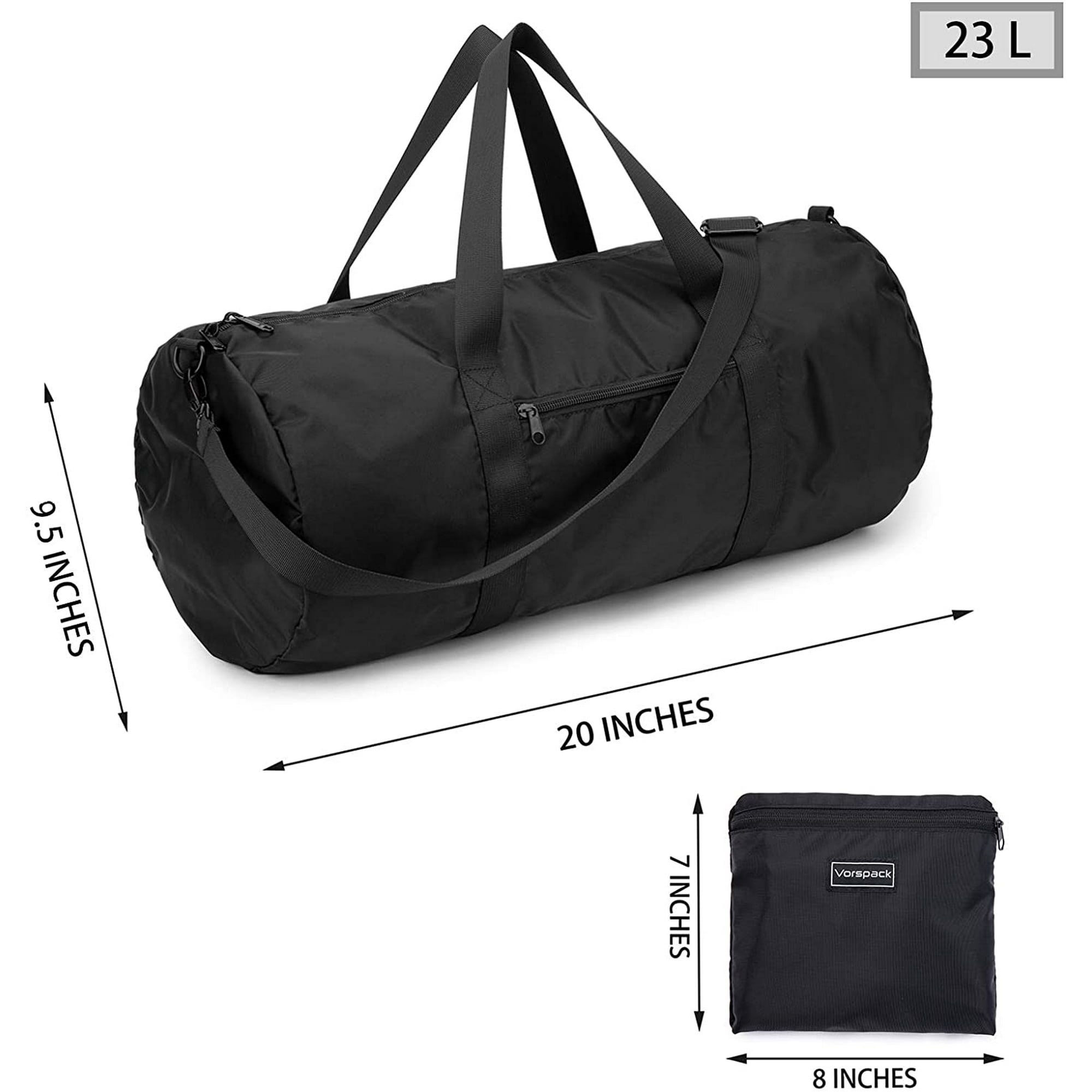 Gym bag size hot sale
