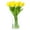 Yellow, variant on Enova Home Real Touch Tulip in Cylinder Glass Vase with Faux Water, Artificial Silk Flower Arrangement for Home Office Wedding Decoration (Red)