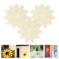 thumbnail image 3 of 3Pcs Unfinished Sunflower Wood Chips Decorative Cutout Unpainted Sign, 3 of 7