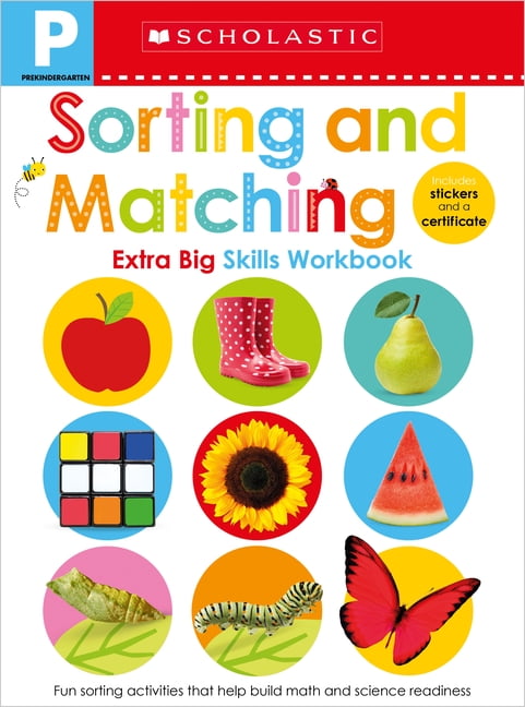 Scholastic Early Learners: Sorting and Matching Pre-K Workbook ...