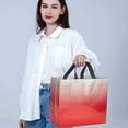 thumbnail image 5 of 12Pcs 4 Color Gradient Medium Gift Bags Reusable Iridescent Finish Non-Woven Cloth Bags with Handles Party Favor Bag, 5 of 6