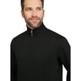 thumbnail image 4 of Chaps Men's & Big Men's Camden Quarter Zip Knit Sweater, Sizes S-2XL, 4 of 7