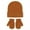 Orange, variant on Huowey Kids Baby Knitted Hat And Glove Set Versatile Solid Color Fall New Children Wool Pullover Hat Relaxed Fit Dailywear, S