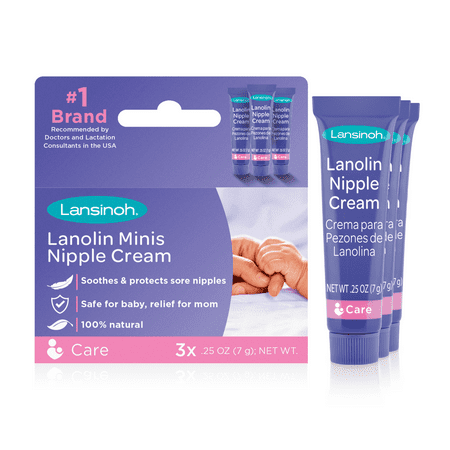 UPC 044677102322 product image for Lansinoh Lanolin Nipple Cream  3 Mini Tubes  Each 0.25 Ounces | upcitemdb.com