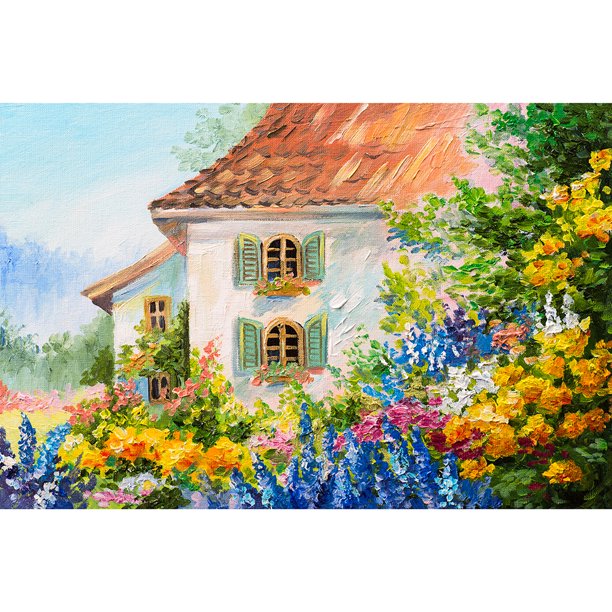 Taladro Pintura Diamante (DE0733) 5D DIY Kit de bordado de aceite de árbol completo (z1426) 50x70cm Hugtrwg Para estrenar