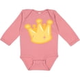 thumbnail image 3 of Inktastic Gold Crown Boys or Girls Long Sleeve Baby Bodysuit, 3 of 5