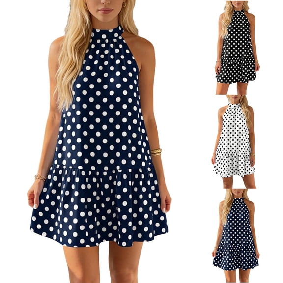 HVOBTTY Summer Women's Short Sleeve Cocktail-Length A-Line Dress Plus Size Solid Color V Neck Raglan Relaxed Daily Out Wear