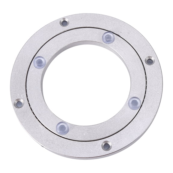 Heavy Duty Aluminium Alloy Rotating Bearing Plate Turntable Round Dining Table For family restaurant [4 inch]