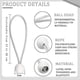 thumbnail image 2 of 75 Pack Long Buckle Bungee Cords For Marquees, Tents, Banners And Tarps, 2 of 4