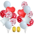 thumbnail image 4 of Juego de globos de aluminio con números rojos de 32 pulgadas para decoración de fiestas de cumpleaños, bodas, 0, 1, 2, 3, 4, 5, 6, 7, 8 y 9 años, juguetes para niños, 4 of 4