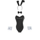 thumbnail image 1 of Bunny Costume Women Bunny Girl Senpai Cosplay One Piece Bodysuit Skirt + Collar + Sleeve Rings + Headgear One Size Fits All, 1 of 4