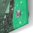 thumbnail image 3 of Epic Art 'Green Universe' by Elo Marc, Acrylic Glass Wall Art, 24"x36", 3 of 8