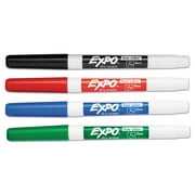 Expo® Low Odor Dry Erase Marker, Fine Point, Assorted, 4 Count