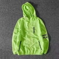 thumbnail image 2 of Letterman Jacket For Men Lightweight Breathable Sun Outdoor Comfortable Mens Fall Coats,Light Green,2XL, 2 of 3