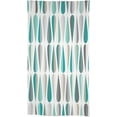 thumbnail image 5 of Modern Abstract Tablecloth, Retro Mid Century Green Geometric Drop Shapes Table Cloth for Home Restaurant Kitchen Picnic Party Decor, Rectangle(60x102in), 5 of 6