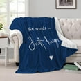 thumbnail image 5 of Get Well Soon Gifts for Women Men Hug Blanket Warm Friendship Thinking of You Gifts Encouragement Gifts for Men Sympathy Gift Love Blanket Blue '', 5 of 7