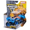 thumbnail image 5 of Monster Jam, Marvel Official The Thing Monster Truck, Die-Cast Vehicle, 1:64 Scale, Super Hero Kids Toys for Boys Ages 3 and up, 5 of 7