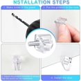 thumbnail image 3 of 3 Millimeters or 1/8 Inch Shelf Support Peg Clear Plastic Support Small Cabinet Shelf Pins Replacement Peg Cabinet Shelf Supports Pins Shelf Holder Pi, 3 of 5