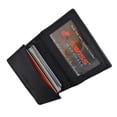 thumbnail image 6 of Swiss Marshal RFID Blocking Soft Genuine Leather Expandable Credit Card Outside ID Business Card Holder Wallet SW-RFID-P70, 6 of 21