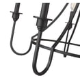thumbnail image 3 of Millennium Lighting  Artemis 5/6 Chandelier Ceiling Light Matte Black - 5, 3 of 6