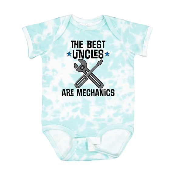 Inktastic Best Uncles Are Mechanics Boys or Girls Baby Bodysuit