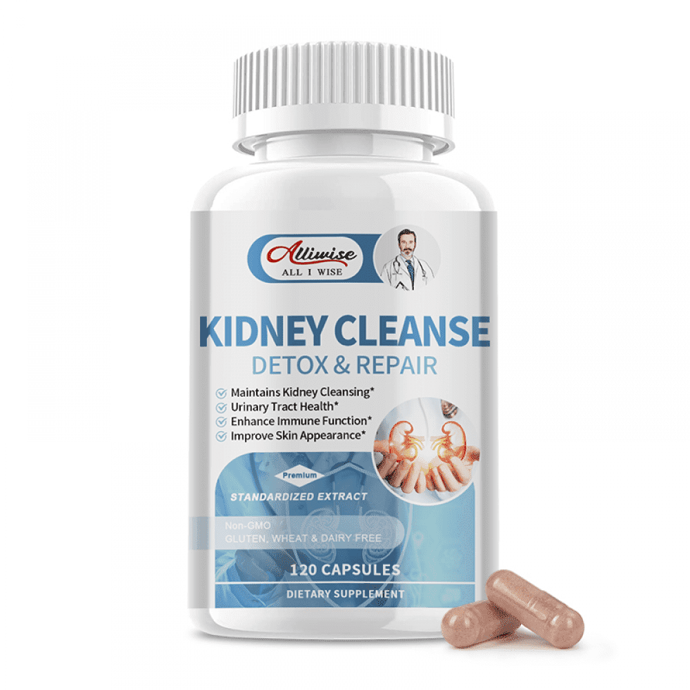 Premium Kidney Cleanse Supplement – Powerful Kidney Support Formula with Cranberry Extract Helps Support Healthy Kidneys & Urinary Tract Support– 120 Vegetarian Capsules