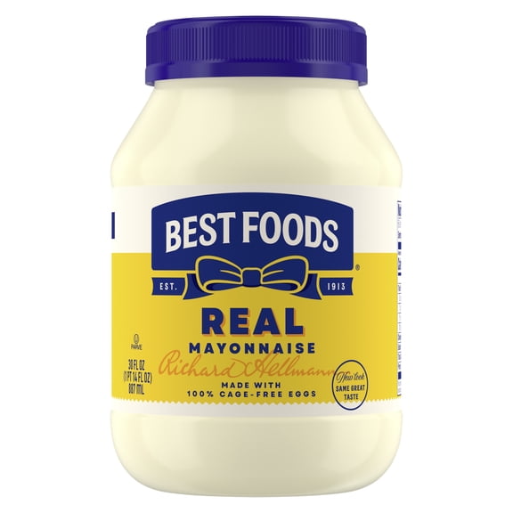 Best Foods Real Mayonnaise for a Creamy Sandwich Spread & Condiment, Classic Made with Real Simple Ingredients, 30 fl oz