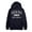 Poseidon Blue Heather, variant on Carolina Beach North Carolina Classic Established Premium Cotton Hoodie