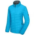 thumbnail image 3 of Little Donkey Andy Women's Puffer Jacket, Lightweight Warm Hiking Jacket with Post-Consumer Synthetic Insulation Blue XL, 3 of 7