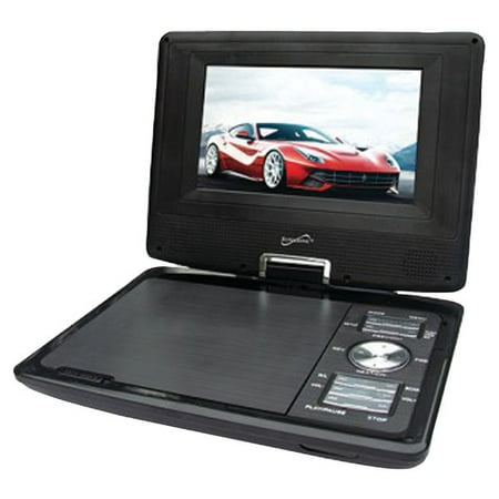Supersonic SC-257A 7″ Portable DVD Player with Digital TV & Swivel Display Supersonic SC-257A 7″ Portable DVD Player with Digital TV & Swivel Display