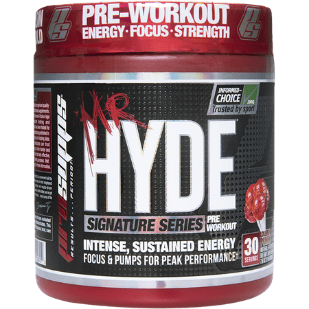 Pro Supps Mr. Hyde Pre-Workout Energy Powder, Signature Series, Lollipop Punch, 30 (Mr Hyde Best Flavor)