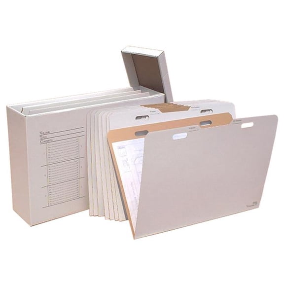 Advanced Organizing Systems VF-37-08-01 24 x 36 in. VFile37 with 8 VFolder37 Storage File Organizer