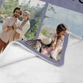 thumbnail image 3 of Personalized Blanket with Photo Text Custom Photo Blankets Customized Photos, Picture Blanket Gifts for Family and Friends on Christmas Wedding Mothers Day, Father Day Blankets, 3 of 5