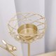 thumbnail image 4 of Candelabro de hierro con forma de rama de árbol y pájaro pequeño, estilo nórdico, para decoración del hogar, bodas y fiestas (estilo E dorado)., 4 of 6