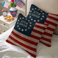 thumbnail image 4 of 2 Pack Outdoor Waterproof Throw Pillows,250th Anniversary Patriotic Flag Decorative Square Pillow Case Patio Pillows for Chair Couch Sofa 16x16in, 4 of 9