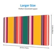 thumbnail image 3 of Kdxio Vertical Stripes Print Large Gaming Mouse Pad,Non-Slip Base,Water Resist Keyboard Pad for Gamer,Office & Home,29.5 x 15.8 in, 3 of 9