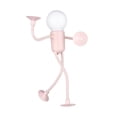 thumbnail image 3 of Bonita luz de noche con forma intercambiable, divertida, con ventosas, lámpara de noche, luz de noche de deportista para niños, niñas, adultos, cocina Rosa, 3 of 8