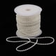 thumbnail image 3 of Cadena de de perlas semiredondas de 50 m, hilo de guirnalda, ropa para el hogar, decoración DIY, Beige Colcomx perlas de media cadena de perlas, 3 of 8