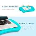 thumbnail image 4 of LapGear MyDesk Lap Desk, Fits 15.6" Laptop, Turquoise, 4 of 7