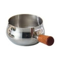thumbnail image 1 of Taza de acero inoxidable para salsa, condimentos, aderezo pequeño, taza medidora Plata, 1 of 9