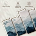 thumbnail image 6 of Elephant Stock Japanese Mountain Landscape Abstract Wall Art - Horizontal Multi Panel Canvas - Living Room Wall Decor - Abstract Multi Panel - Blue And White Decor - 74" x 37", 6 of 8