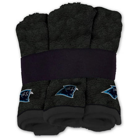 NFL Wash Cloth Set, 6pk, Carolina Panthers