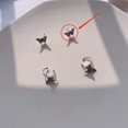 thumbnail image 1 of Set De aretes Simples De mariposa con clip De Borla, 1 of 4