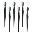 thumbnail image 1 of Juego de 6 maquinillas de afeitar Unique Bargains para cejas de Acero inoxidable color negro, 1 of 1