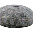 thumbnail image 5 of CoCopeaunts Newsboy Hats for Men Women British Style Spring Octagonal Hat Vintage Adjustable Checkered Beret Hat, 5 of 7