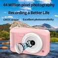 thumbnail image 3 of Cámara Digital 4K 44 Megapíxeles Fotografía HD CCD Viajes Selfie Bolsillo Estudiantes Campus Selfie Cámara Negro, 3 of 5